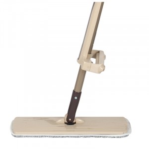 Швабра WRING с механизмом отжима, насадка 10,5*32см, 4654 Рыжий Кот/Leonord