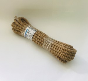 Шнур (веревка) джутовая d=8 мм, 10м, 10030 Сибшнур