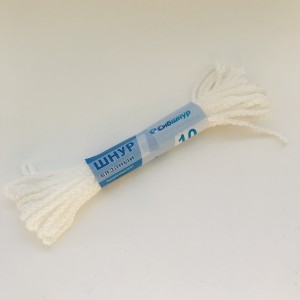 Шнур (веревка) полипропилен вязаный  d=3мм, 10м, без сердечника, белый, 30034 Сибшнур