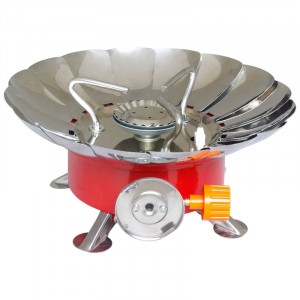 Плитка газовая портатив GS-100, 1,3кВт (15х15х12см) пьезоподжиг, чехол+коробка 146006