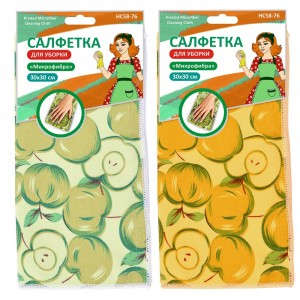 Салфетка д/уборки 30*30см, микрофибра, 5шт/уп, цена за уп "Мой надежный"/MН1 арт.60169 Master House