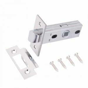 АЛЛЮР АРТ L45-8 CP хром прямоугольная торц.планка 25мм б/ручек Защёлка (100)