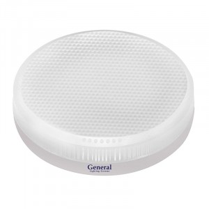 General GX53 9W 4500K 4K 75x22 рифл. пластик 642800