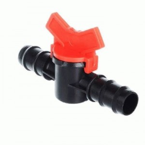 Кран проходной д/шланга d 20*20мм пластик