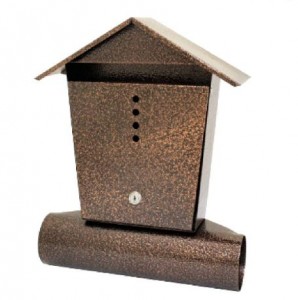 Ящик почтовый Магнитогорск Домик антик/бронза