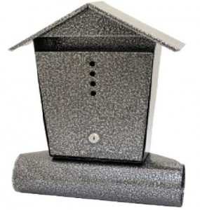 Ящик почтовый Магнитогорск Домик антик/серебр.