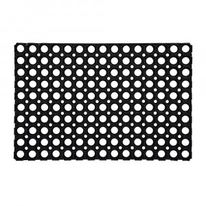 Коврик придверный грязесборный 40*60см,ячеистый,резина,h=1,6см