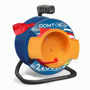 Удлинитель силовой на катушке 20м ПВС2*1 1роз. СОЮЗ