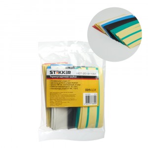 Трубка термоусадочная 25/12,5мм 1метр черная General