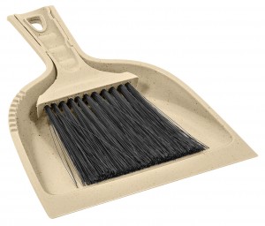 Щетка-сметка с квадратным совком с кромкой Malta, бежевый 221216027/04