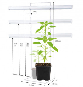 Подставка для свет-ка для растений (фито) h=800мм металл/белый UFP-G20S H80 WHITE