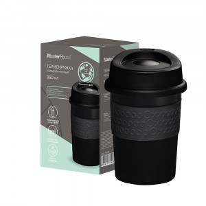 Термокружка Melbourne-360, колба нерж.сталь, 0,36л, Titan, серебро,