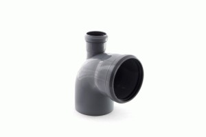 Тройник канализационный перех. универсал. 90 град. DN 110х50 назад