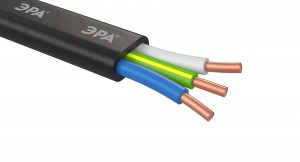 Кабель ВВГ-Пнг(А) 3х1,5 (бухта 20М) ГОСТ ПРОМЭЛ Плоский негорючий