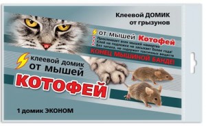 Ловушка клеевая ДОМИК 1шт.КОТОФЕЙ