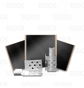 HeatUP монтажный комплект для пленочного пола (зажим 2шт, винил-мастика 5х5см - 4шт)