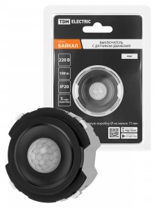 TDM датчик движения ИК ДДВ-03 встраив. с датчиком шума,500В