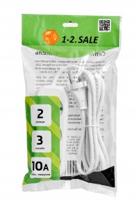 Удлинитель ПВС 3*1 , 3роз 3м 16А SmartBuy