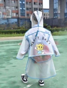 Плащ дождевик на кнопках,EVA гладк. шелк  XXL