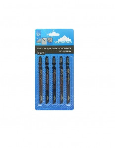 Полотно для электролобзика T144D Шаг зубъев 4 мм. для быстрого реза (уп.5шт