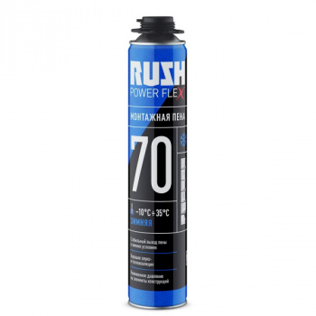"RUSH POWER FLEX 70 Пена монтажный профессиональная зимняя