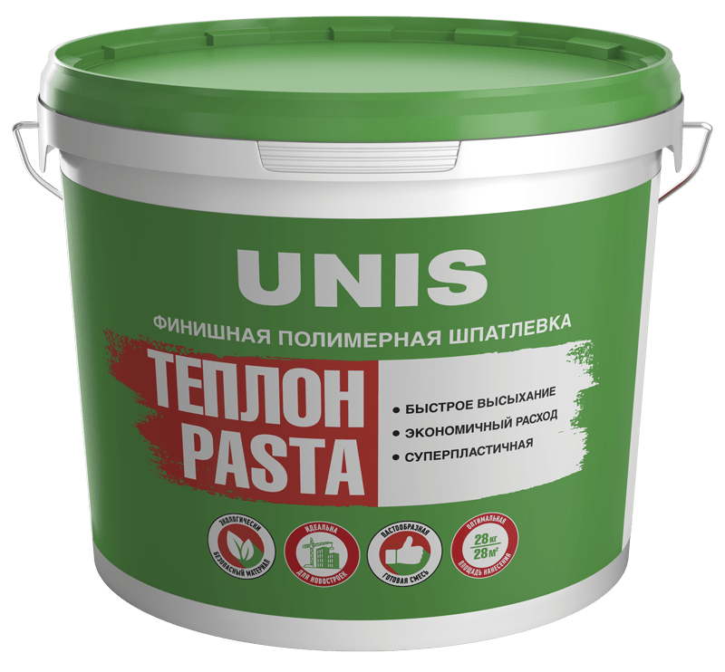 Юнис Pasta ТЕПЛОН шпаклевка полимерная готовая 5 кг