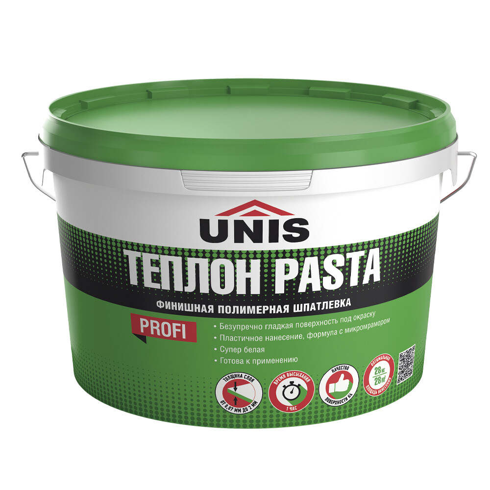 Юнис Pasta ТЕПЛОН шпаклевка полимерная готовая 28 кг