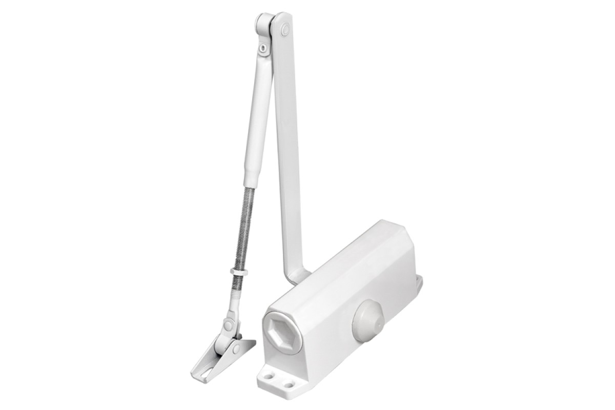 Доводчик дверной SD--------2050WH 75-95 кг(белый)