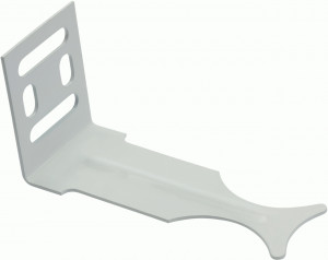 Кронштейн угловой с ребром, 150х200 мм, коричневый Сибртех