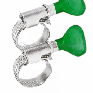 Хомут червячный 8-12 с ключом