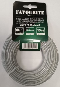 Леска для триммера круглая,2,0мм*15м