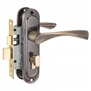 СТАНДАРТ 103/50B вертушка AB старая бронза м/о 50 кл/верт Замок врезной с/руч  (20)