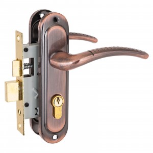 СТАНДАРТ 132/50 AC старая медь  м/о 50мм кл/кл Замок врезной с/руч  (20)