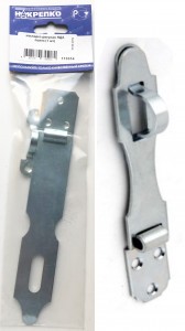 Накладка дверная НДА оцинкованная (1 шт BL) (цена за уп) НАКРЕПКО