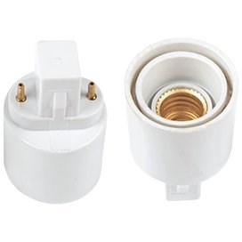 Переходник с цоколя Е27 на 3хЕ27 черный Ecola