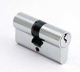 Цилиндровый механизм F-02 85(30B *10*45)CР 5кл хром перф. ключ/верт для кит дв.