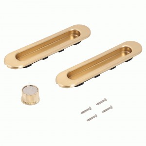 Комплект для д/ручки 2 накл петли,защелка межк.мат никель 01-с 100