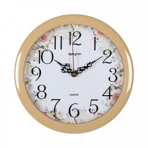 Часы настенные APEYRON,  290*40 (круглые) плавный ход,пластик, АА1 в компл. не вход.