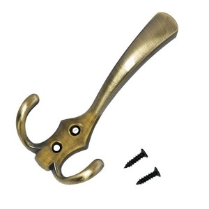 Крючок-вешалка мебельн 3-рожк Стандарт 306А WW белый