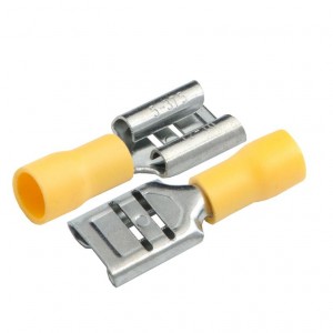 Разъем РПИ-М 6,0-(6,3) плоский желтый REXANT