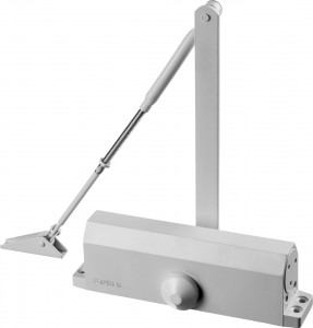 Доводчик дверной для двереймассой до 80кг белый