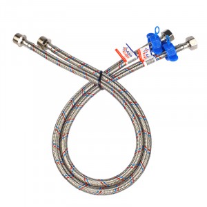 Подводка д/воды в силиконовой опл.1м.г/г сталь