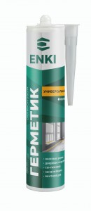 Герметик силиконовый универсальный белый ,в тюбике KUDO KST-101