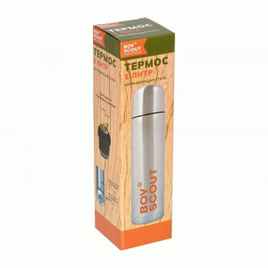 Термос с метал. колбой 1,0л "Для крепкого..." Серп и молот 368-135