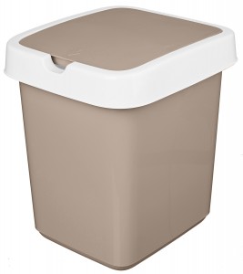 Контейнер для мусора "Tule" 9 л (бежевый)