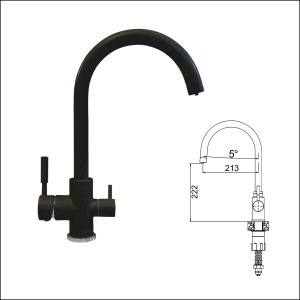 Смеситель для кухни Белые Колодези D536 U-white Tye-2025