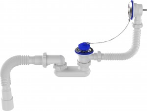 Сифон 1 1/2" 90 для душевого поддона АНИ Е320С h 65, без крышки