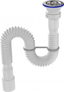 Сифон 1 1/2 40*50 АНИ ВАРЯГ C0510 с гофрой