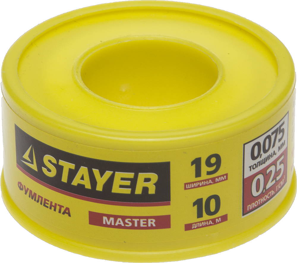 Фумлента 19 мм*10 м плотность 0,25 г/см3 STAYER MASTER