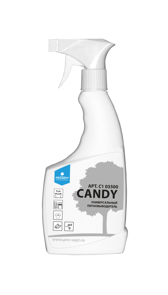 Пятновыводитель универсальный Просепт Candy 0,5л готовый состав